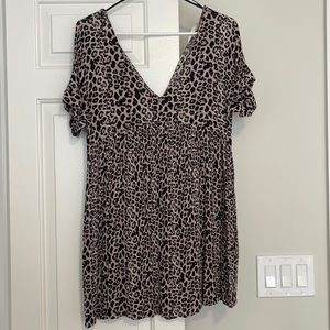 Cheetah mini dress